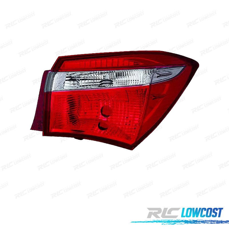 Piloto DCH PARA Toyota Corolla Sedán 4P 13-17 Blanco ROJO