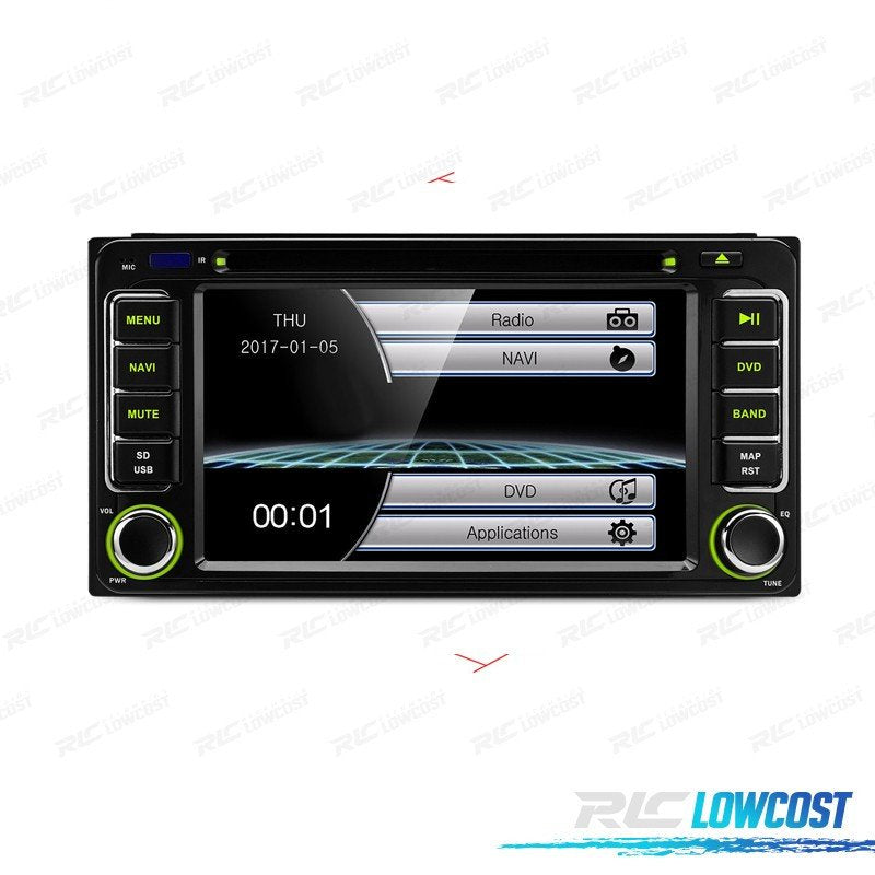 Radio GPS PARA Toyota Bluetooth USB SD