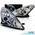 Faros Toyota Celica T23 99-05 LED OJOS Angel Cromados | TDH Performance