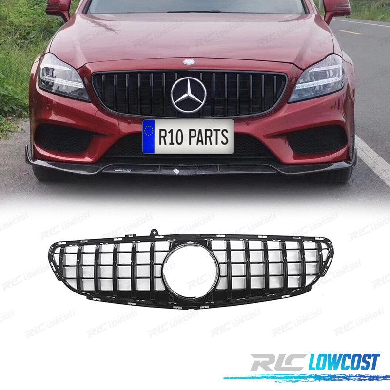 Parrilla Mercedes CLS W218 15-17 AMG GTR Panamericana Negro Brillo | TDH Performance