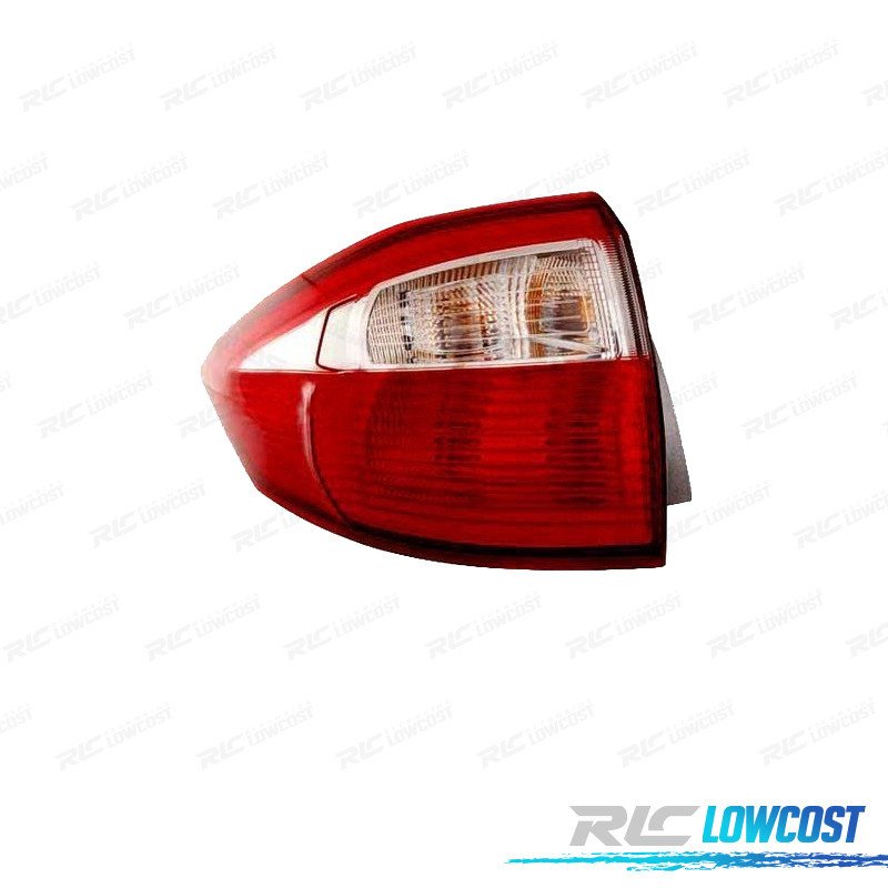 Piloto IZQ PARA FORD Focus C-max 10-15 Blanco ROJO
