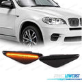 Intermitentes Laterales BMW X5 E70 X6 E71 E72 F25 LED Dinamicos Negro Ahumado | TDH Performance