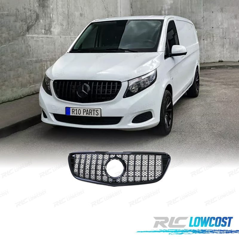 Parrilla Mercedes VITO W447 14-19 Negro Brillo | TDH Performance
