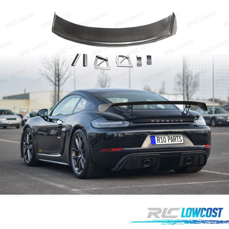 Aleron Spoiler Porsche Cayman 17-23 LOOK GT4 Carbono | TDH Performance