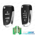 Llave Completa PARA Citroen C2 C4 C5 3 Botones | TDH Performance