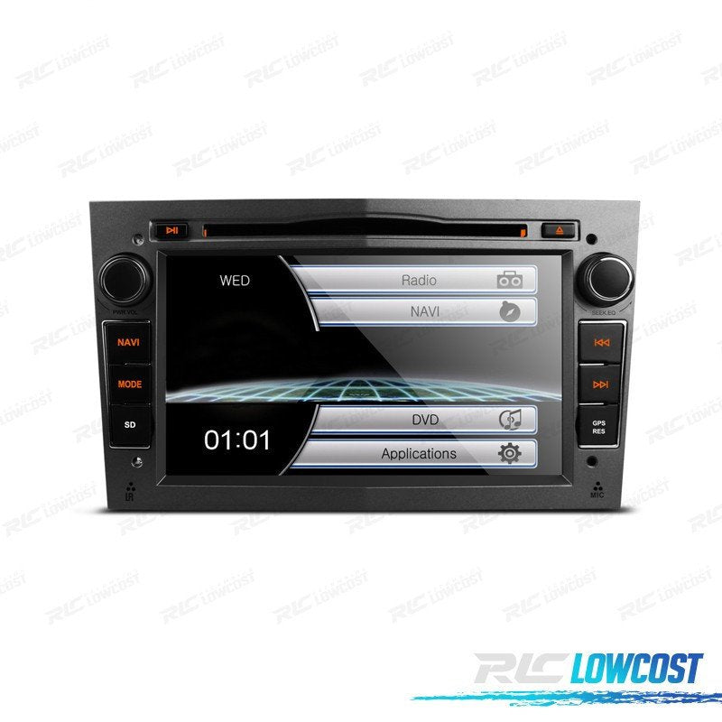 Radio Navegador 7" PARA OPEL Color GRIS Oscuro USB GPS Tactil HD