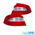 Pilotos PARA Skoda Superb 08-13 Blanco ROJO