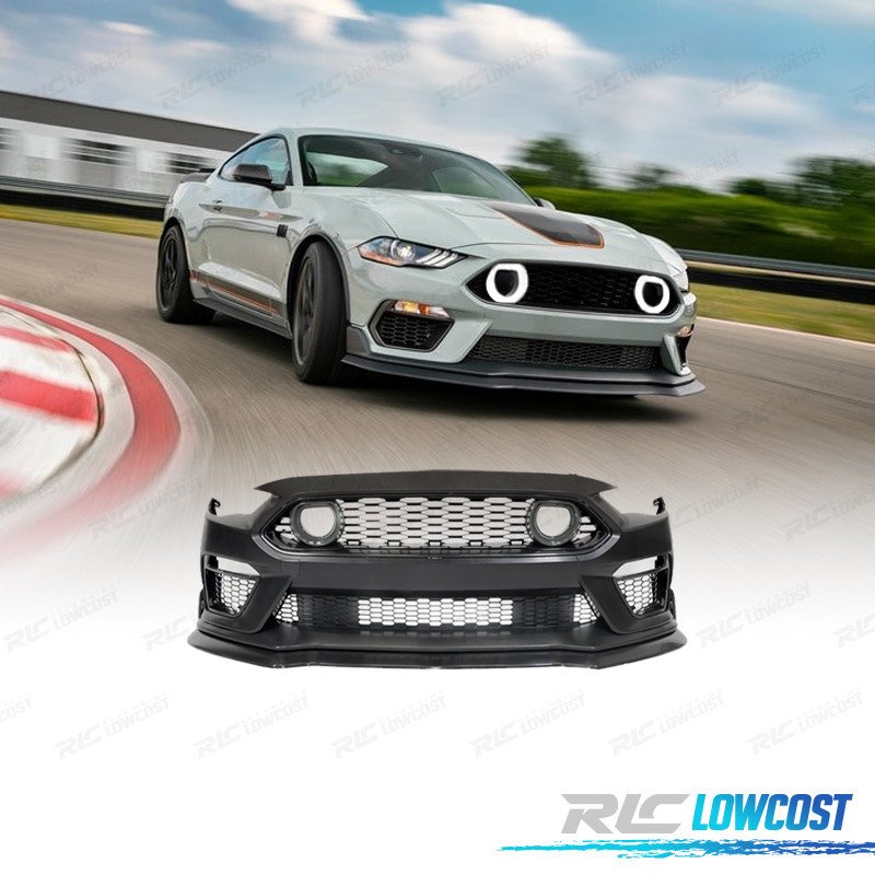 Paragolpes Delantero FORD Mustang 18-23 LOOK MACH 1 Rejilla LUZ LED | TDH Performance
