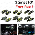 KIT 13 Bombillas LED Interior BMW Serie 3 F31 Wagon Touring 318I 320I 328I 330I 335D 335I 340I Xdrive 12- | TDH Performance
