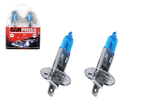 ESTUCHE 2 LAMPARAS H-1 TIPO XENON AZUL 12V 55W Accesoires VOITURE ILUMINACIÓN Y SEÑALIZACIÓN