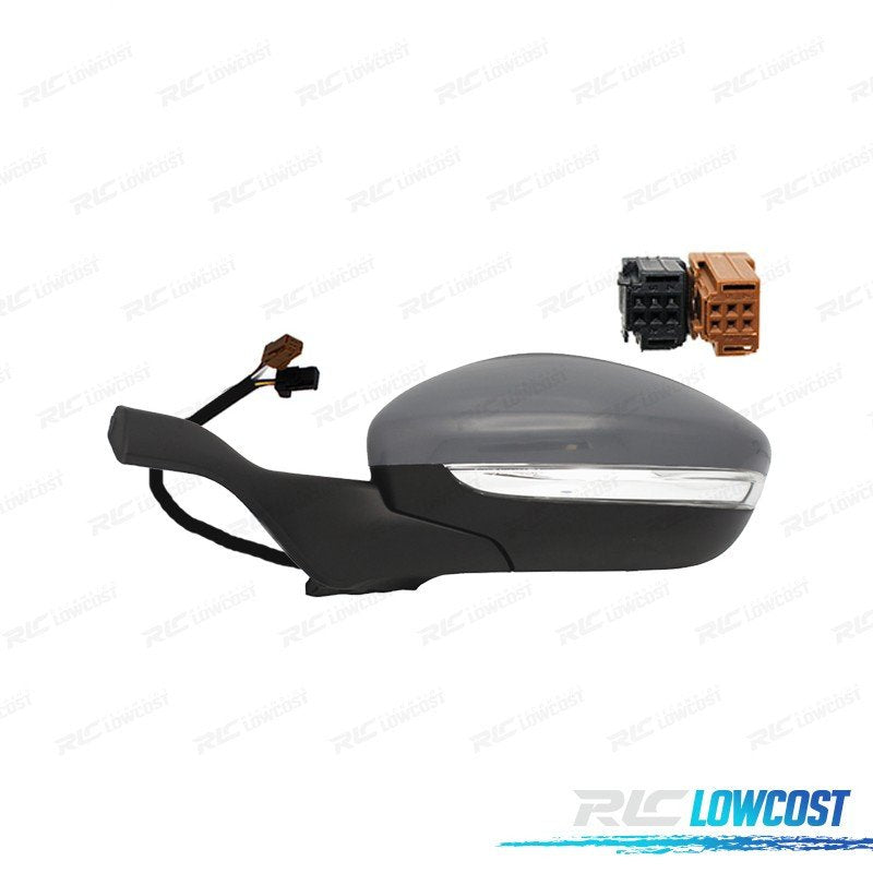 Espejo Completo Izquierdo Peugeot 208 12-19 Imprimado | TDH Performance