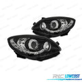 Faros Renault Twingo 07-11 LUZ Diurna LED Fondo Negro | TDH Performance