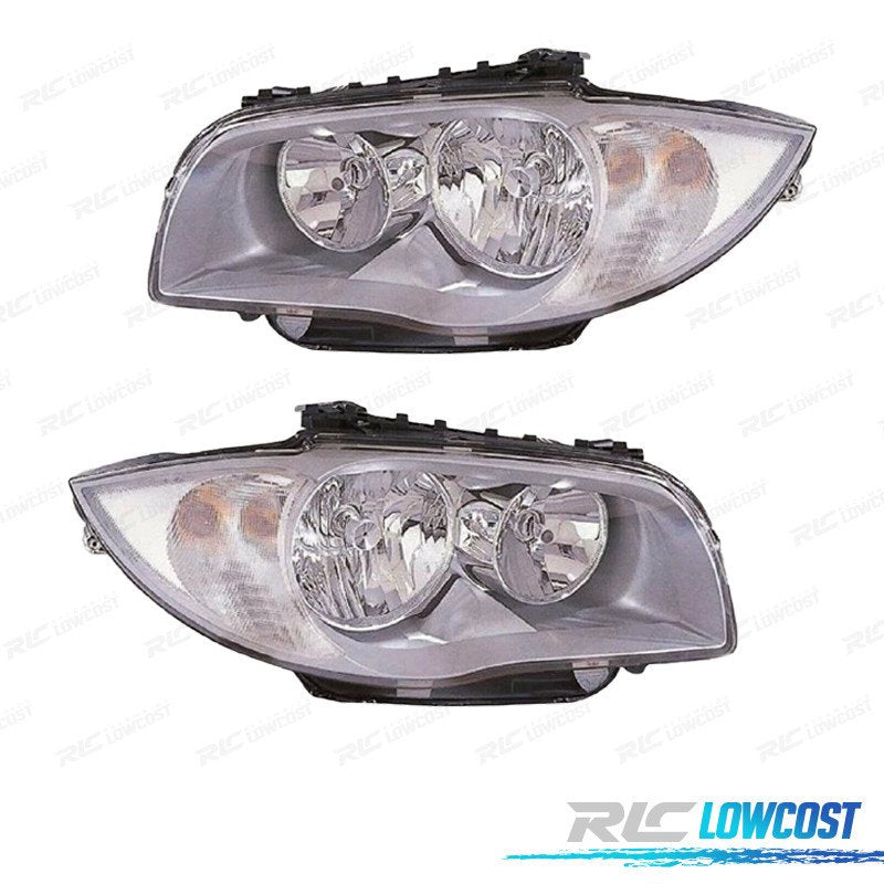 Faros BMW E87 E88 E82 E81 Coupe Cabrio Plata