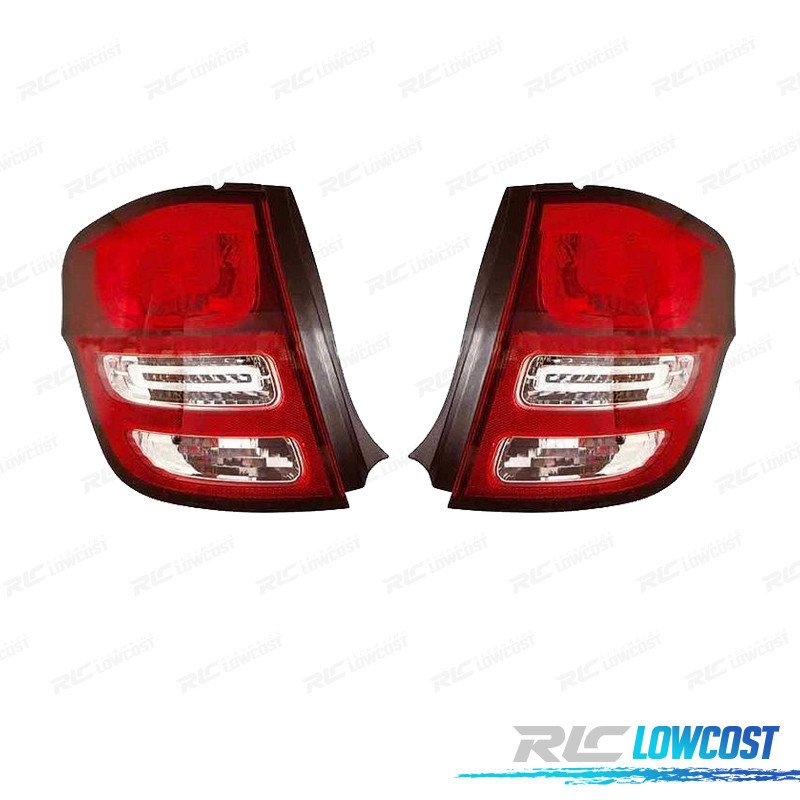 Pilotos PARA Citroen C3 10-13 Blanco ROJO