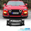 Paragolpes Delantero FORD Mustang 18-23 LOOK Gt500 Rejilla LUZ LED | TDH Performance