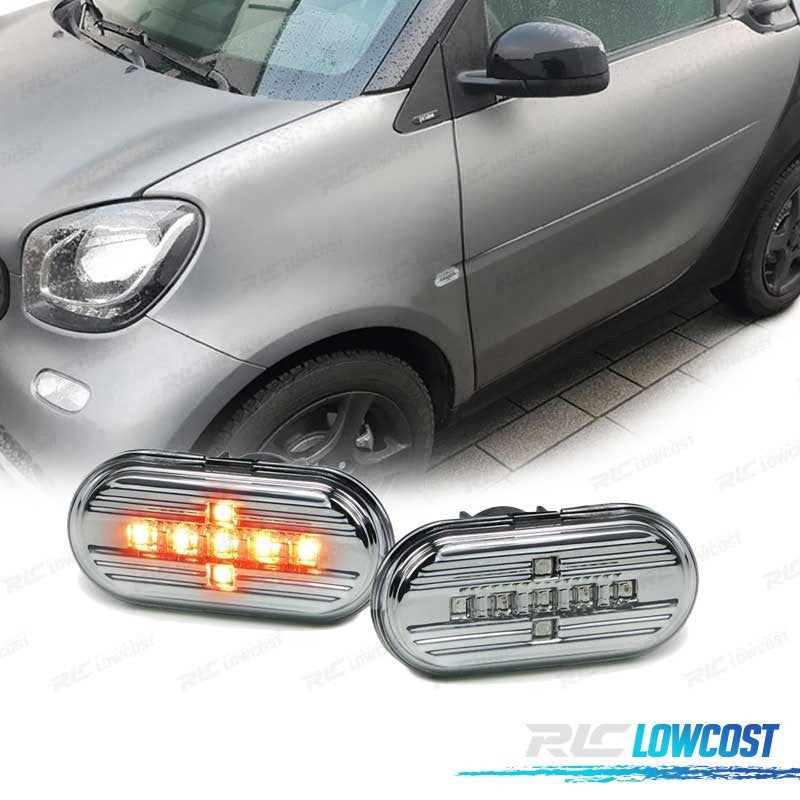Intermitentes Laterales PARA Smart Fortwo 453 14- LED Cromo | TDH Performance