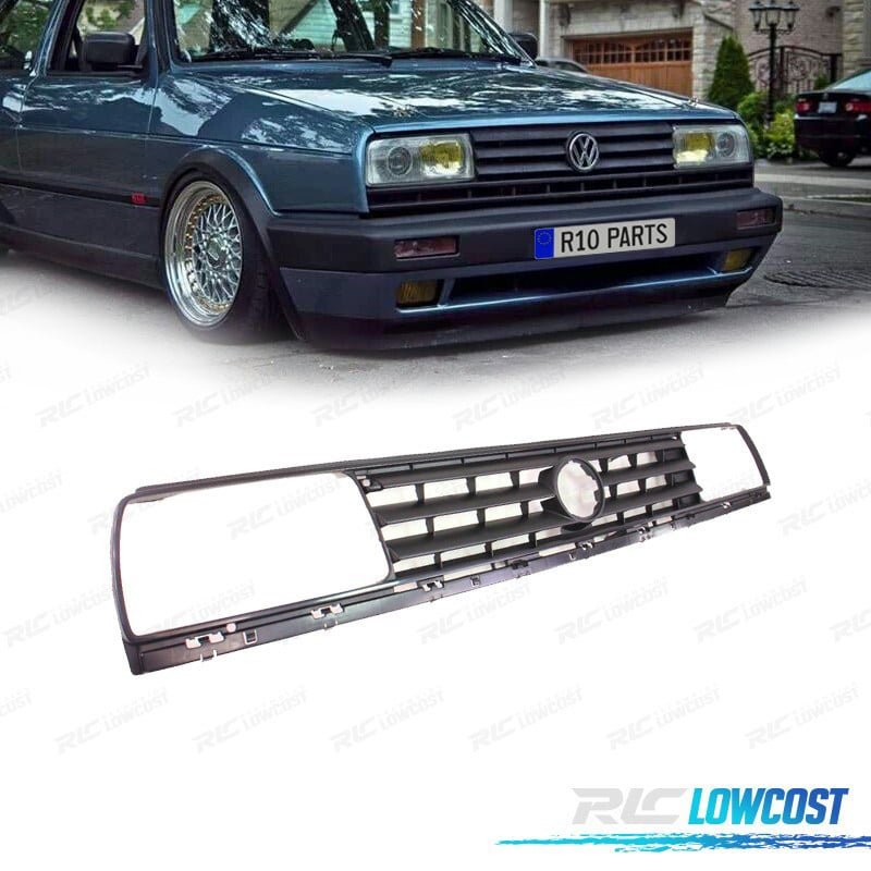 Parrilla Volkswagen VW Jetta 84-91 Negro | TDH Performance