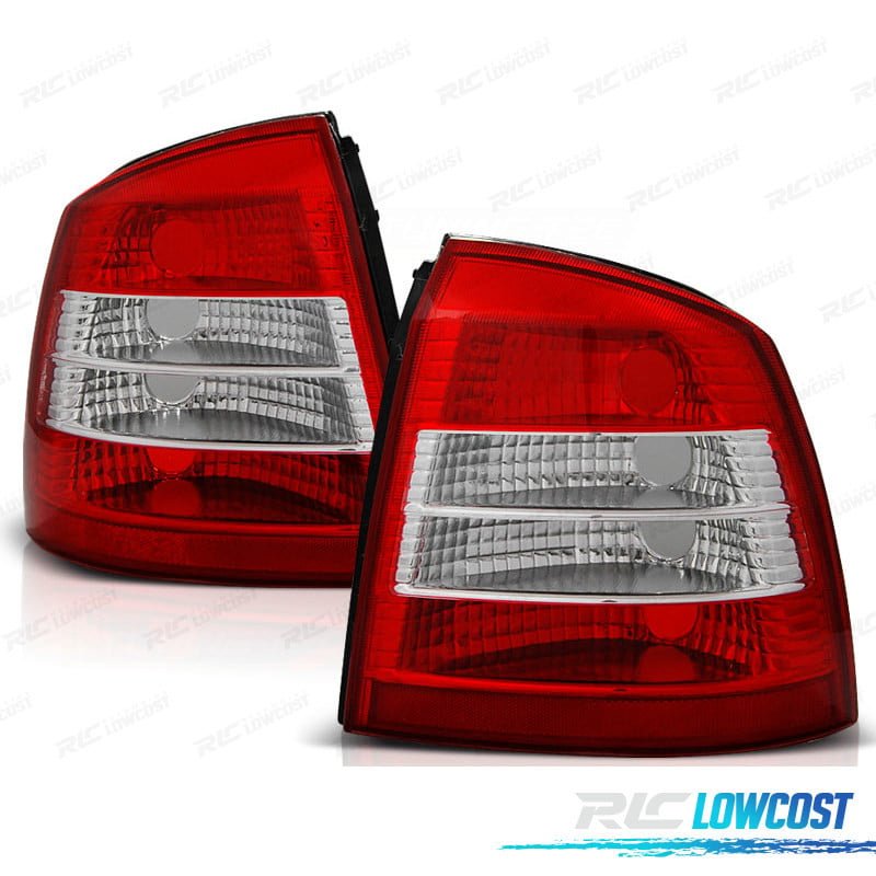 Pilotos PARA OPEL Astra G 3P 5P 97-04 ROJO Cristal