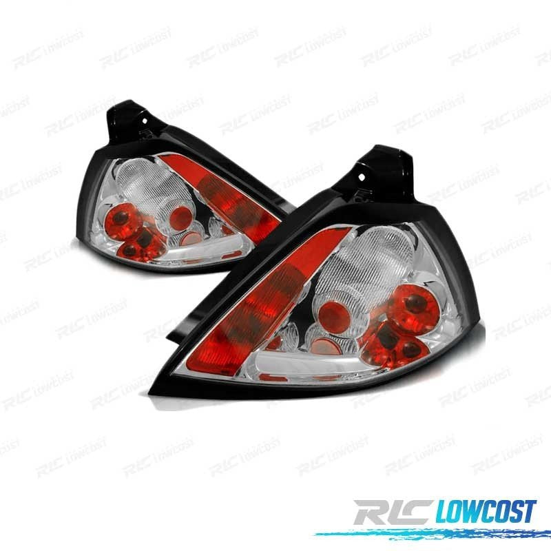 Pilotos PARA Renault Megane II 02-05 Cromado LOOK Lexus | TDH Performance