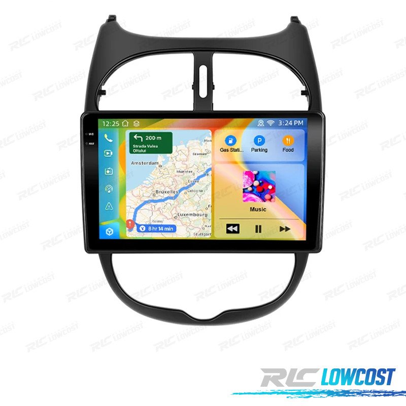 Radio GPS Android 13 Peugeot 206 / 206cc / Citroën C2 02-10