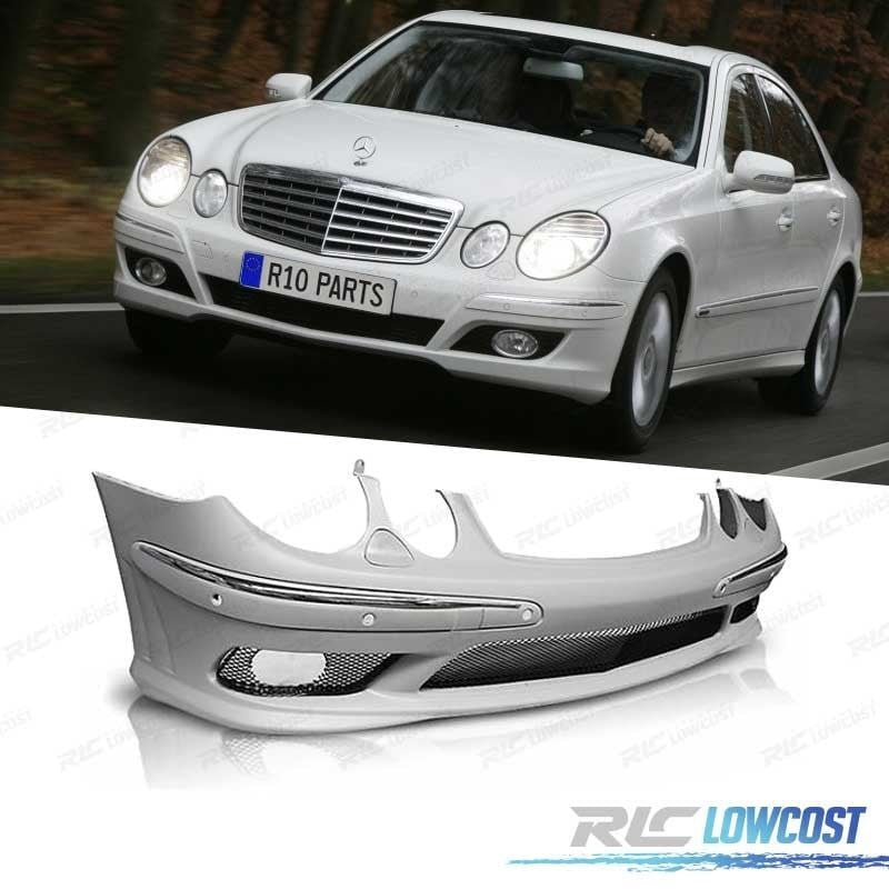 Paragolpes Delantero Mercedes W211 02-06 PDC LOOK AMG + Nieblas | TDH Performance