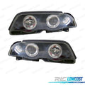 Faros BMW E46 Sedan 98-01 OJOS Angel Intermitente Incorporado Negro | TDH Performance