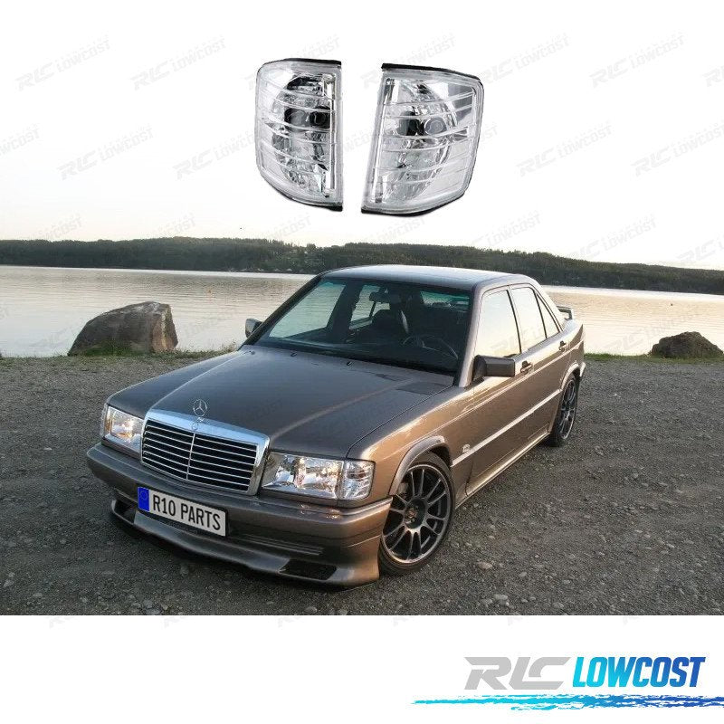 Intermitentes Frontales Cromo PARA Mercedes 190 W201 82-93 | TDH Performance
