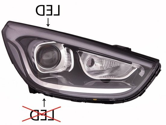 Faros derecho Hyundai IX35