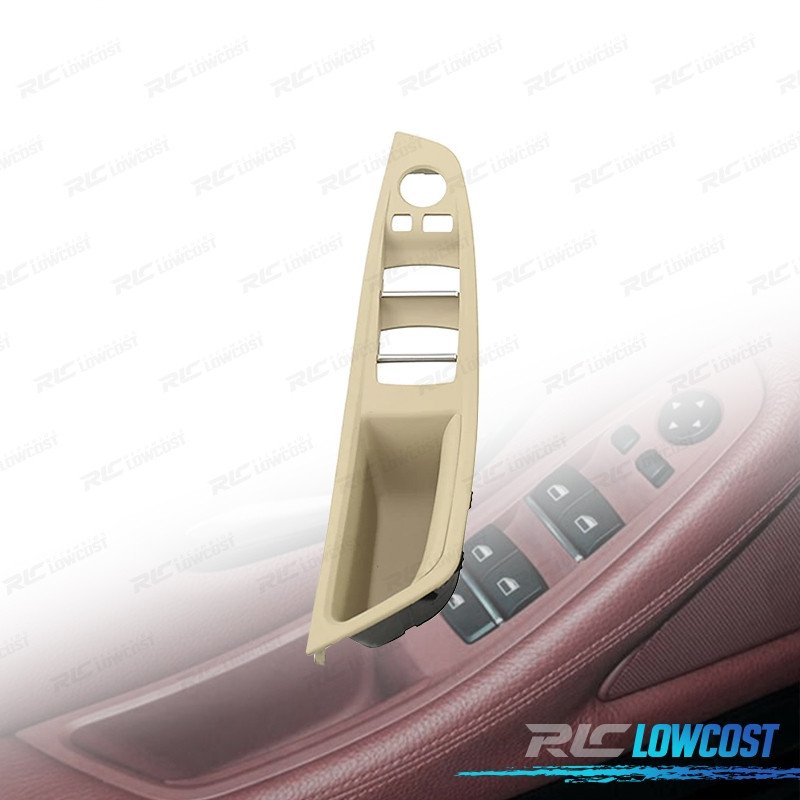 Moldura Botonera BMW F10 F11 Panel Puerta Beige