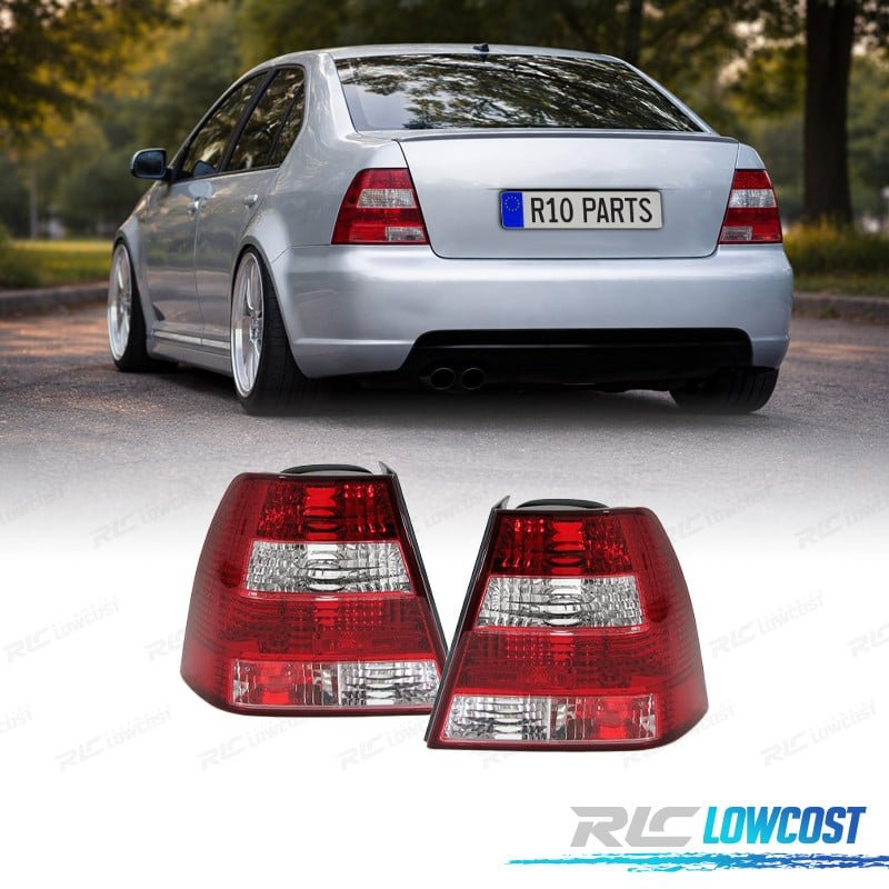 Pilotos Volkswagen VW BORA 98-05 ROJO Cromo | TDH Performance