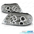 Faros Volkswagen VW Passat 3BG 00-05 Fondo Cromo OJOS Angel | TDH Performance