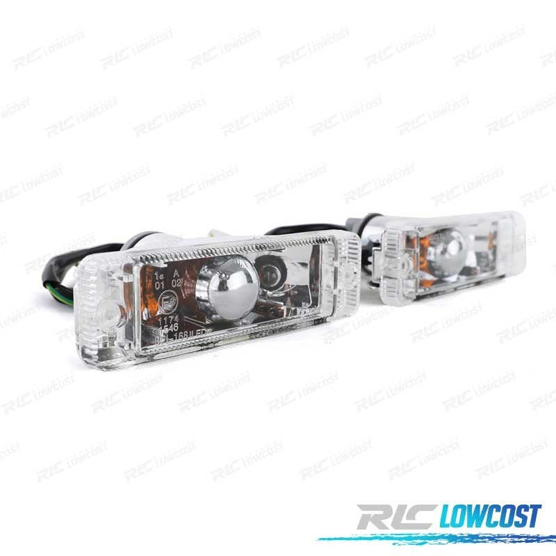 Intermitentes Volkswagen VW GOLF I 74-83 POLO 86C 81-90 LUZ DE Posición Fondo Cromado