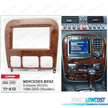 Marco Madera ALTO Brllo Radio 2-din Mercedes Clase-s W220