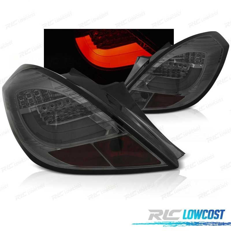 Pilotos OPEL Corsa D 3P 06-14 LED ROJO Oscurecido | TDH Performance
