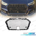 Parrilla AUDI A3 8V 16-20 LOOK RS3 Negro ACC | TDH Performance