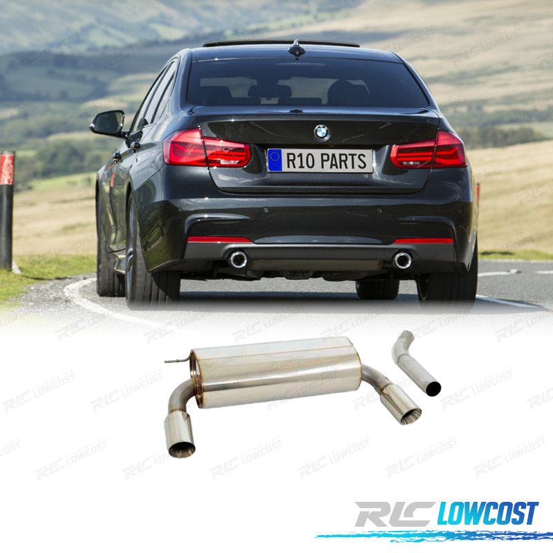 Silencioso Escape BMW F30 F31 328 430 LOOK M Doble Salida | TDH Performance