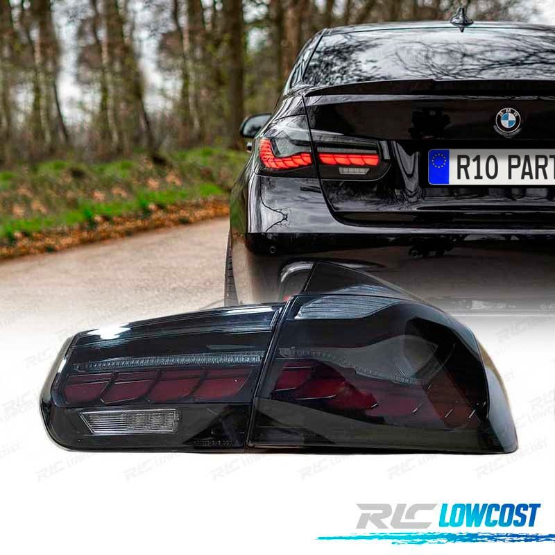 Pilotos BMW F30 FULL LED Light BAR OLED Ahumados | TDH Performance