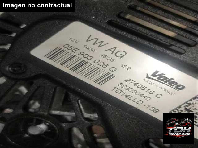 Alternador SEAT Arona 1.0 Tsi (2017) Ref. 05E903026Q