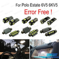 KIT 12 Bombillas LED Interior PARA Volkswagen VW POLO Estate Variant 6V5 6KV5 97-02 | TDH Performance