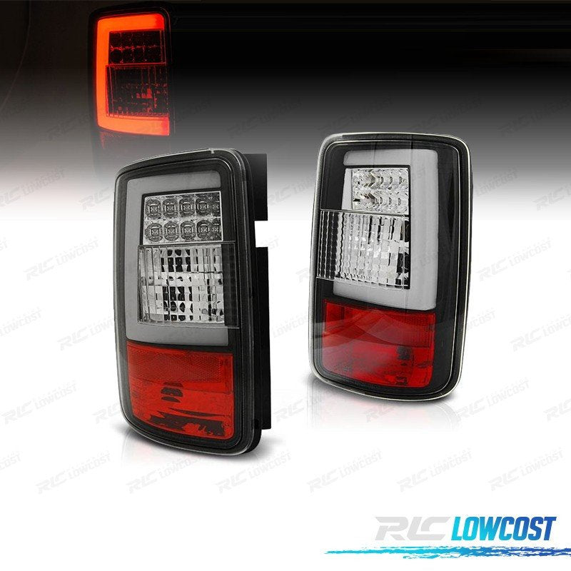 Pilotos Volkswagen VW Caddy 04-15 LED Fondo Cromo | TDH Performance