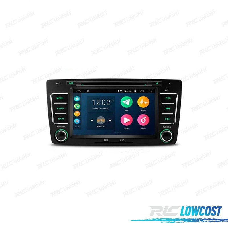 Radio GPS Android 12 PARA Skoda Octavia YETI 08-14