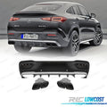 Difusor Mercedes C167 Coupe 20- LOOK GLE 63 Negro Plata | TDH Performance