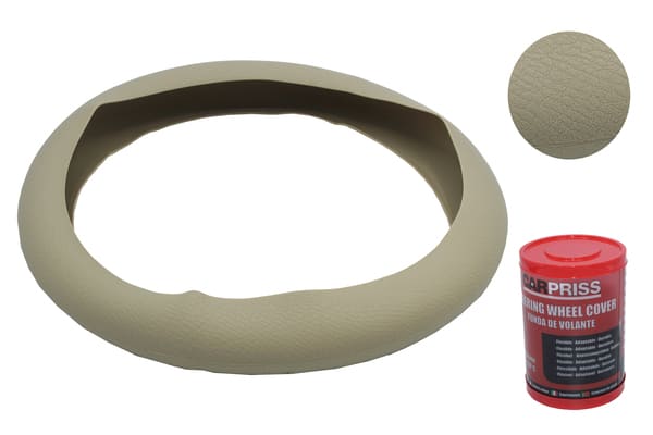 FUNDA VOLANTE SILICONA 35->40 CM. EXTRA FINA BEIG Accesoires VOITURE COMPLEMENTO INTERIOR