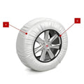 Fundas textiles de nieve 2uds. (Talla XL) Accesoires VOITURE CADENAS DE NIEVE