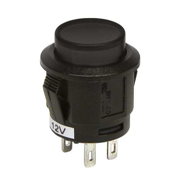 INTERRUPTOR DE PULSADOR NEGRO12V 20A Accesoires VOITURE ELECTRÓNICA