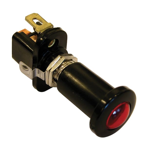 INTERRUPTOR TIRADOR CON LUZ 12V 10A Accesoires VOITURE ELECTRÓNICA