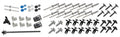 Juego de fijaciones completo parachoques delantero PEU Peugeot PARTNER