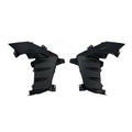 Kit de molduras para faros antinieblas, parachoques delantero, negras Renault CLIO