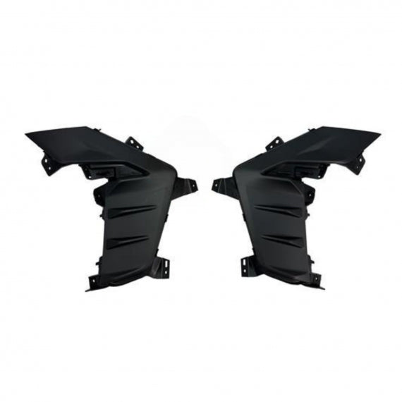 Kit de molduras para faros antinieblas, parachoques delantero, negras Renault CLIO