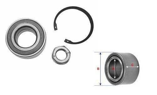 Kit de rodamientos de rueda Dacia SANDERO